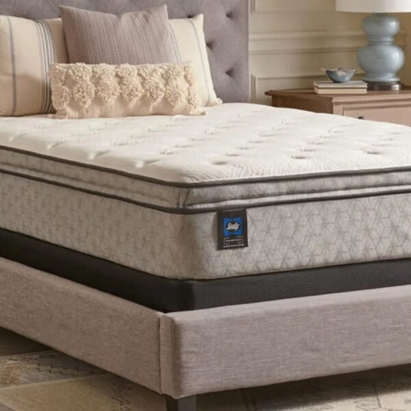 Sealy Essentials Winter Green 13" Plush Euro Pillow Top Mattress