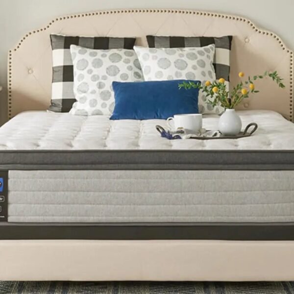 Sealy Posturepedic  Summer Rose  Plush Euro Pillow Top Mattress