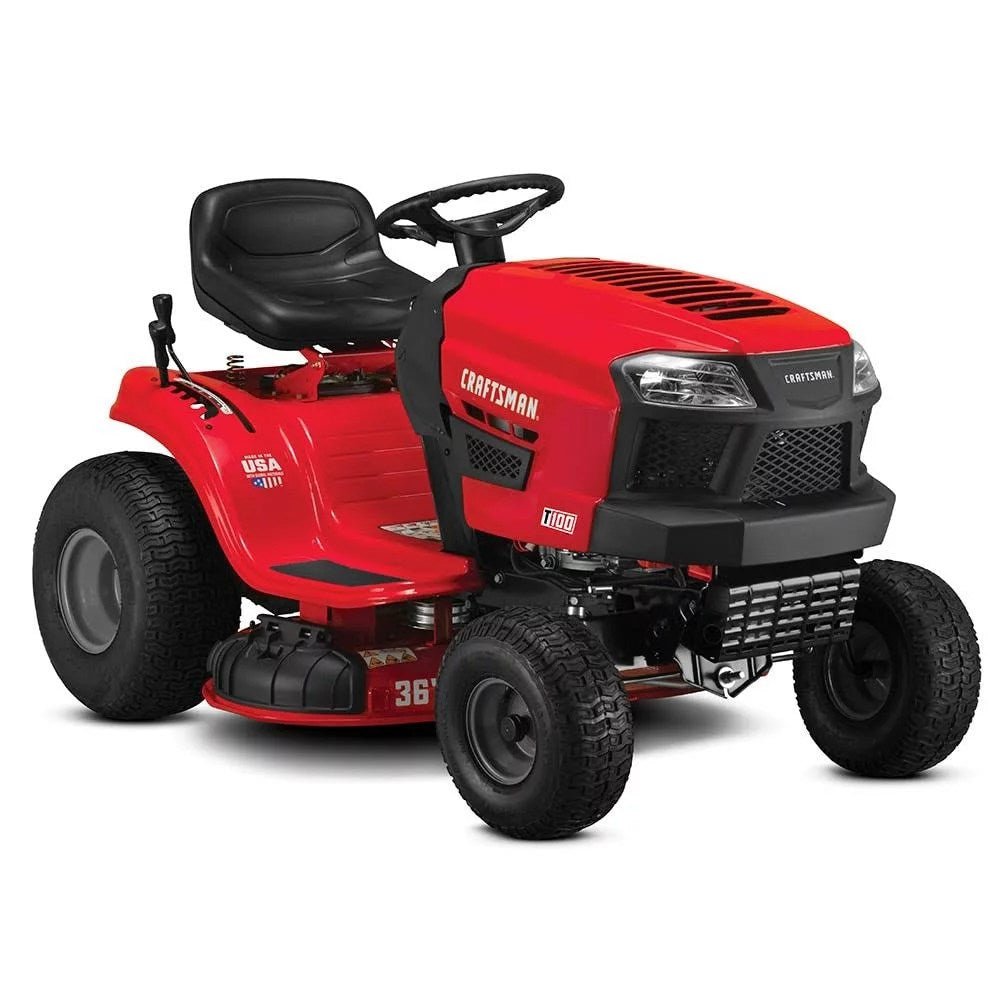 img-1159.jpg Craftsman T100 36-in 11.5-HP Riding Lawn Mower | CMXGRAM201302 - Image 1