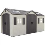 Dual Entry 15 ft. W x 8 ft. D Plastic Storage Shed - Image 13