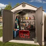 Dual Entry 15 ft. W x 8 ft. D Plastic Storage Shed - Image 15