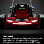 Flex-Force 60V Cordless 2-Tool Combo Kit 22 in. Recycler Walk Behind Lawn Mower & Leaf Blower w/Charger & Batteries - Image 5