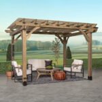 12 Ft. W x 10 Ft. D Solid Wood Pergola - Image 2