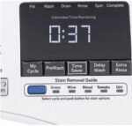 GE – 4.5 Cu. Ft. Stackable Front Load Washer – White - Image 6