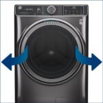 GE – 4.8 CuFt High-Efficiency Stackable Smart Front Load Washer w/UltraFresh Vent System & Microban Antimicrobial Technology – White on white - Image 3