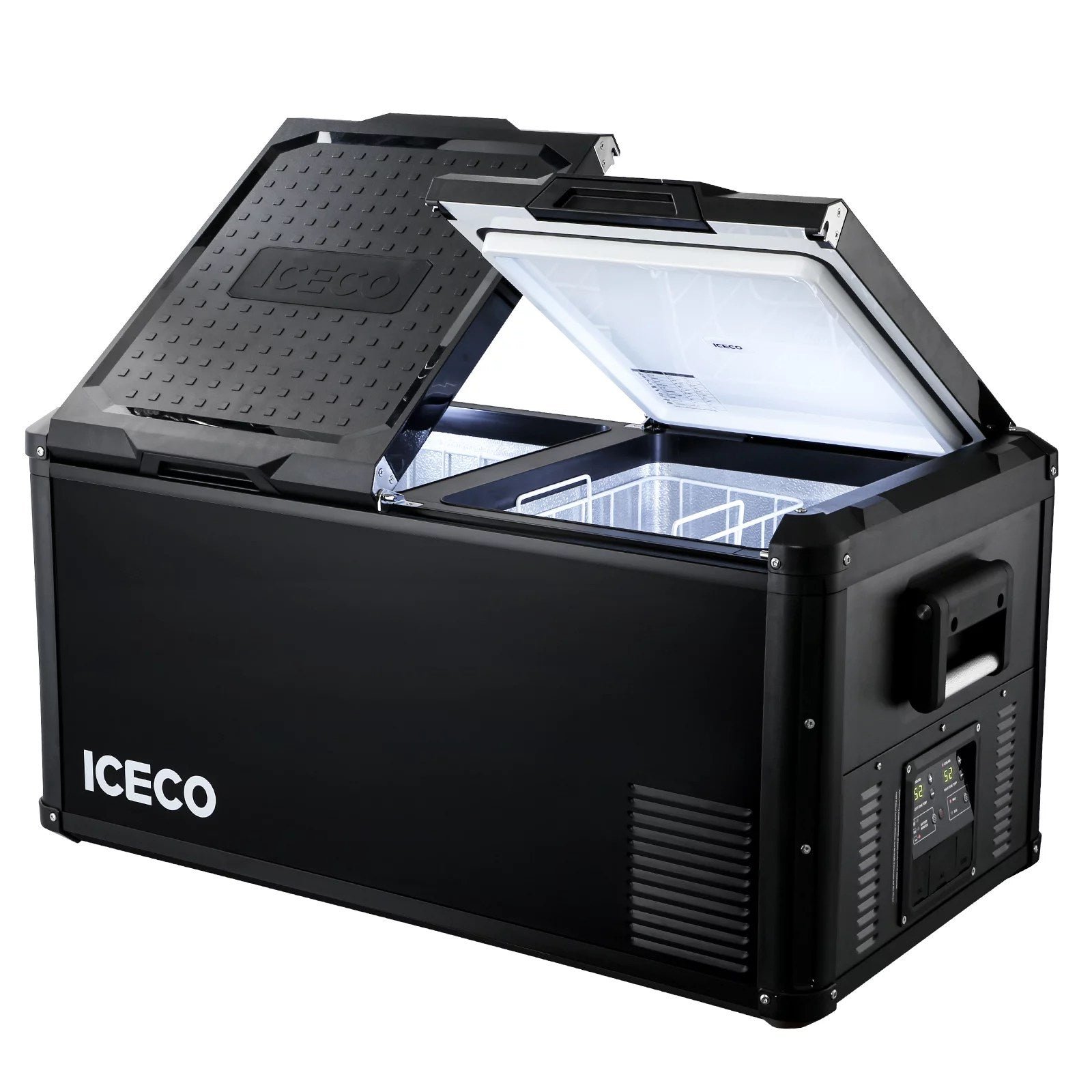 img-1687.jpg ICECO VL90 ProD 95 Quarts(90L) Dual Zone Portable Refrigerator, Multi Directional Lid, 12 Volt Refrigerator Home & Car Use - Image 1