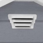 Keter Manor 4 ft. W x 6 ft. D Vertical Resin Outdoor Storage Shed Ideal For Patio Installation Included - Image 6