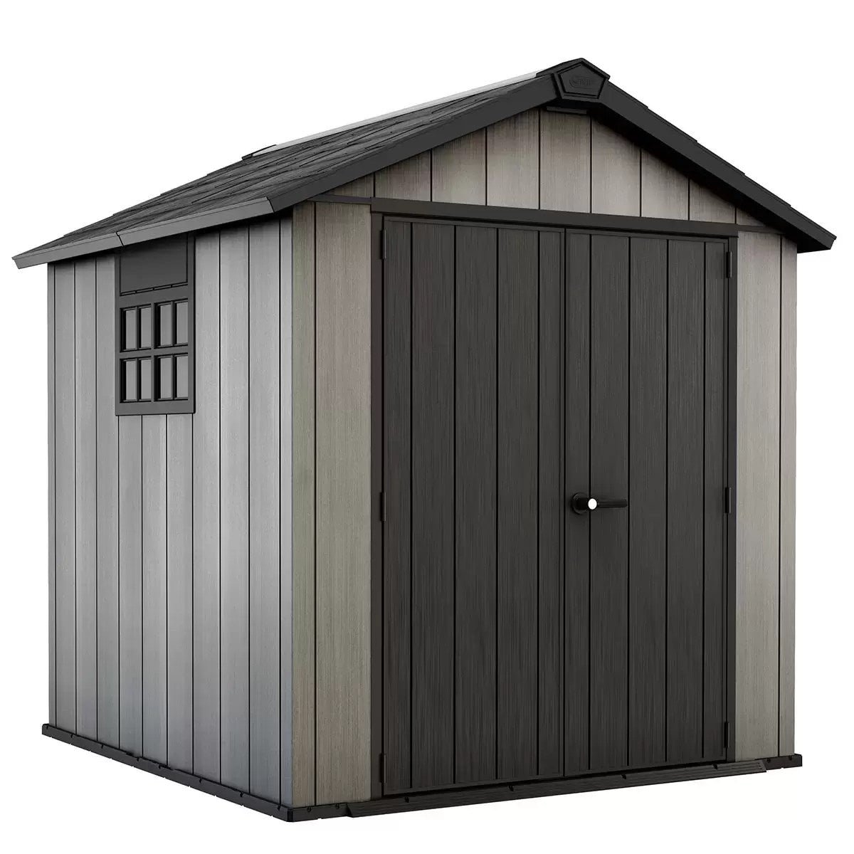 img-1850.jpg Keter Oakland 7.5×7 Storage Shed Grey - Image 1