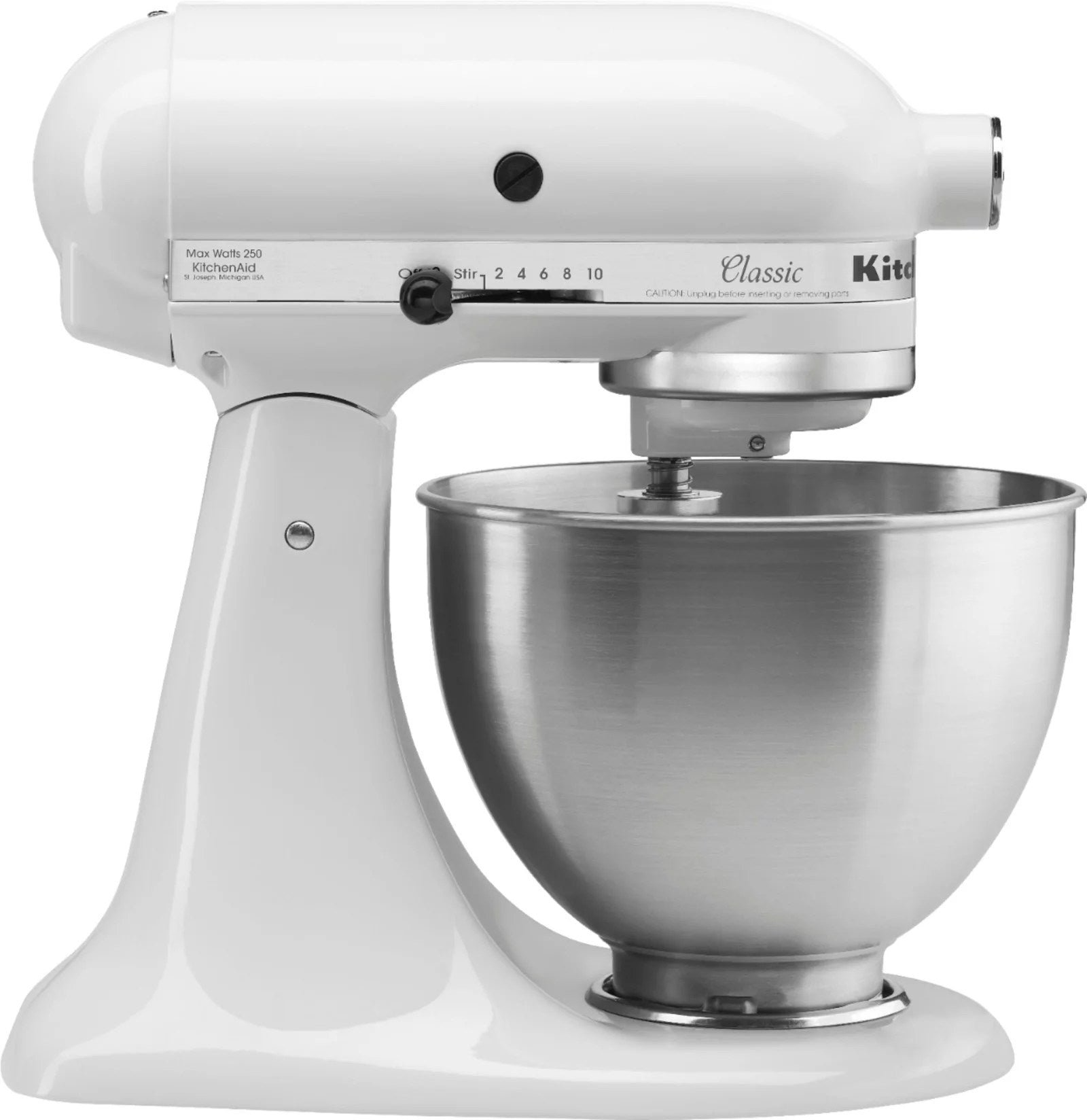 img-1936.jpg KitchenAid – Classic™ Series 4.5 Quart Tilt-Head Stand Mixer – White - Image 1