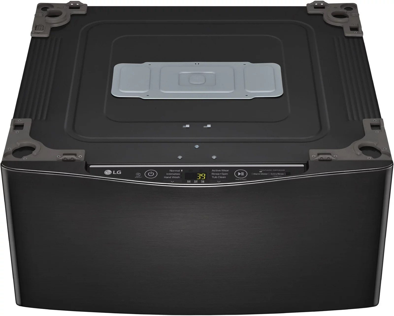 img-2055.jpg LG – SideKick 1.0 Cu. Ft. High-Efficiency Smart Top Load Pedestal Washer with 3-Motion Technology – Black steel - Image 1
