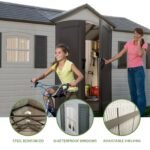 Lifetime Storage Shed: lifetime Garden Building Shed – 15′ X 8′ – Gray - Image 2