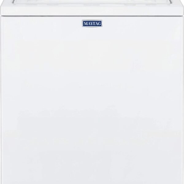 Maytag – 3.8 Cu. Ft. High Efficiency Top Load Washer with PowerWash Agitator – White