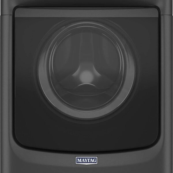 Maytag – 4.5 Cu. Ft. High Efficiency Stackable Front Load Washer with Steam and Extra Power Button – Volcano Black