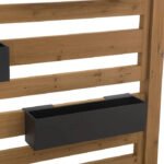 SummerCove 10.5 ft. x 10 ft. Cedar Wood Pergola with Adjustable Hanging Planters - Image 4