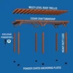 20x12 beaumont pergola – brown - Image 15