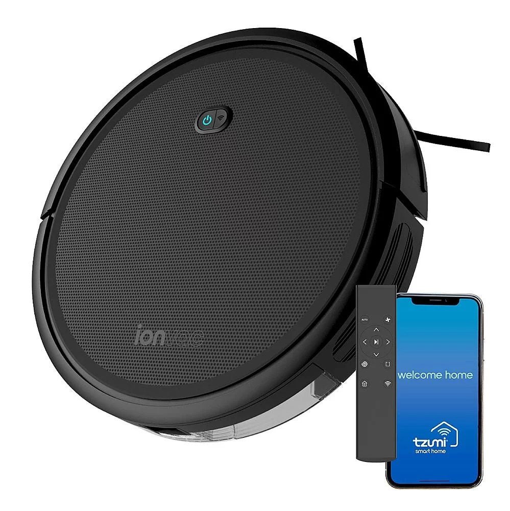 img-2956.jpg Tzumi – ionvac Smart Clean 2000 Robovac – Black - Image 1
