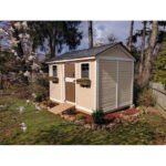 12 ft. W x 8 ft. D Cabana Cedar Wood Garden Shed - Image 4