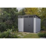 Artisan 9 ft. W x 7.5 ft. D Plastic Storage Shed - Image 2