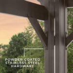 Outdoor Living 12 ft. x 10 ft. Steel Traditional Pergola - Image 10