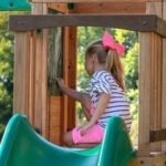 Outdoor Living Bristol Point Cedar Swing Set/Playset(Assembled) - Image 8