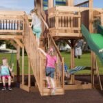 Outdoor Living Caribbean Cedar Swing Set - Image 3