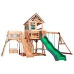 Outdoor Living Caribbean Cedar Swing Set - Image 4