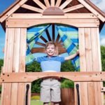 Outdoor Living Caribbean Cedar Swing Set - Image 6