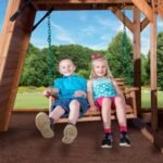 Outdoor Living Caribbean Cedar Swing Set - Image 8