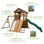 Outdoor Living Endeavor Cedar Swing Set - Image 6