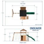 Outdoor Living Endeavor Cedar Swing Set - Image 7