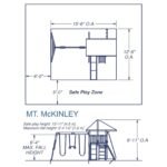 Outdoor Living Mount McKinley All Cedar Wood Swing Set - Image 4