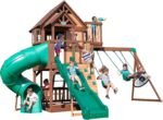 Outdoor Living Skyfort III Cedar Swing Set w/ Tube Slide – DIY - Image 7