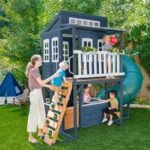 Outdoor Living Skyfort III Cedar Swing Set w/ Tube Slide – DIY - Image 10