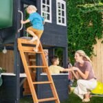 Outdoor Living Skyfort III Cedar Swing Set w/ Tube Slide – DIY - Image 12