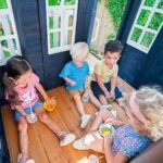Outdoor Living Skyfort III Cedar Swing Set w/ Tube Slide – DIY - Image 13