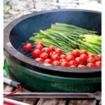 Big Green Egg 18.25 in. Large Charcoal Kamado Grill and Smoker Green - Image 2