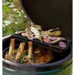 Big Green Egg 18.25 in. Large Charcoal Kamado Grill and Smoker Green - Image 4