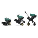 Integrated-Wheel Car Seat & Stroller Hybrid with LATCH Base - Image 7
