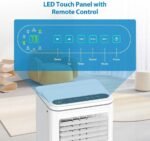 3-in-1 Portable AC 450 Sq.Ft 4-Way Swing Remote LCD Timer Window Kit - Image 5