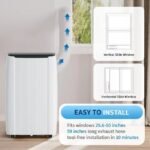 14000 BTU Portable Air Conditioner 5-in-1 Floor AC - Image 4