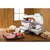Aluminum Electric Meat Slicer, 330W with Straight Blade