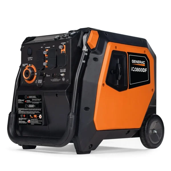Generac iQ3800 3.800-Watt Dual Fuel Portable Inverter Generators.