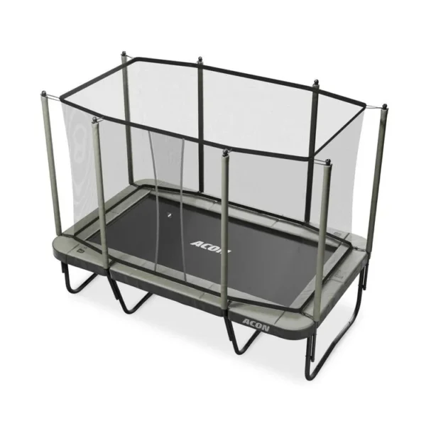Acon 13 HD Rectangular Trampoline with Net and Ladder