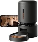PETLIBRO Automatic Cat Feeder with Camera, 1080P HD Video with Night Vision, 5G WiFi Pet Feeder with 2-Way Audio, Low Food & Blockage Sensor, Motion & Sound Alerts for Cat & Dog Single Tray