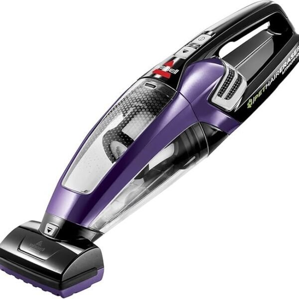 Bissell Pet Hair Eraser Cordless Hand Vacuum, Lithium Ion, Home, Auto, and Pet Vacuum, Easy-Empty Dirt Bin, Upholstery Tool, Brush Tool, and Crevice Tool Included, 2390A