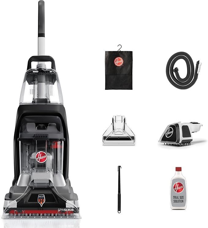715EwZAffL._AC_SX679_.jpg Hoover Powerscrub XL Pet Carpet Cleaner Machine, Upright Shampooer, FH68050, Black - Image 1