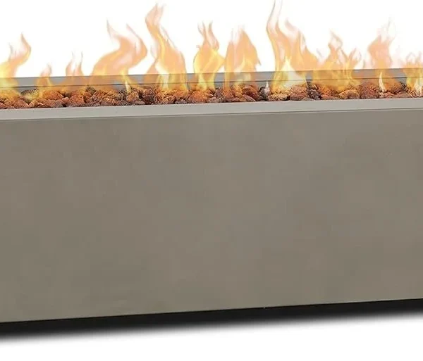 Real Flame Aegean 70″ Rectangles Propane Fire Tables