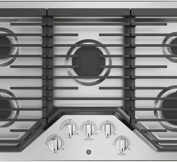 GE 36-Inch Built-in Gas Cooktops JGP5036SLSS