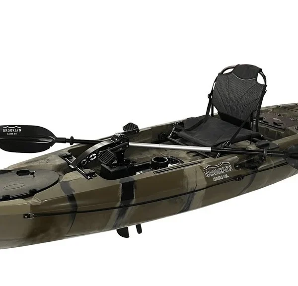 BKC PK12 Angler Sit-on-Top Single Pedal Fishing Kayaks
