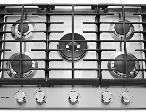 KitchenAid 30″ 5-Burner Gas Cooktops KCGS550ESS